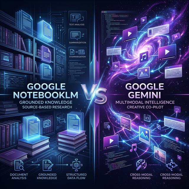 NotebookLM vs Gemini Hero Image
