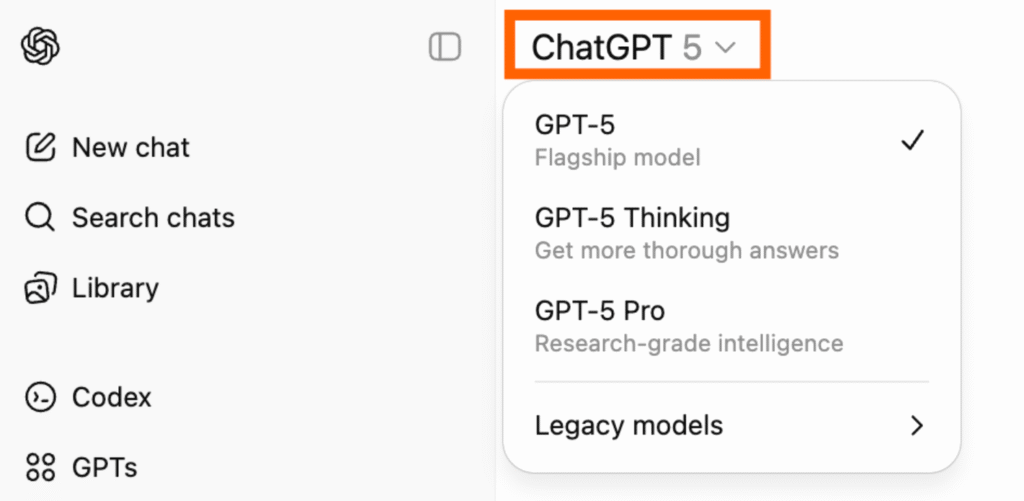 Choose your AI model